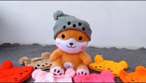 Topi Rajut Bayi Bordir Cewe - Cowo Lucu Motif Boba( 6 Bulan - 3 Tahun)