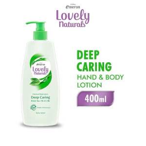 Emeron lovely naturals hand and body lotion 400ml