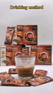 Bloom Detox Collagen Boost Slimming Coffee - Multi-pack Dark Roast Coffee with Glutathione & Probiotics Kopi Kolagen Mengurangi Berat Badan Kopi