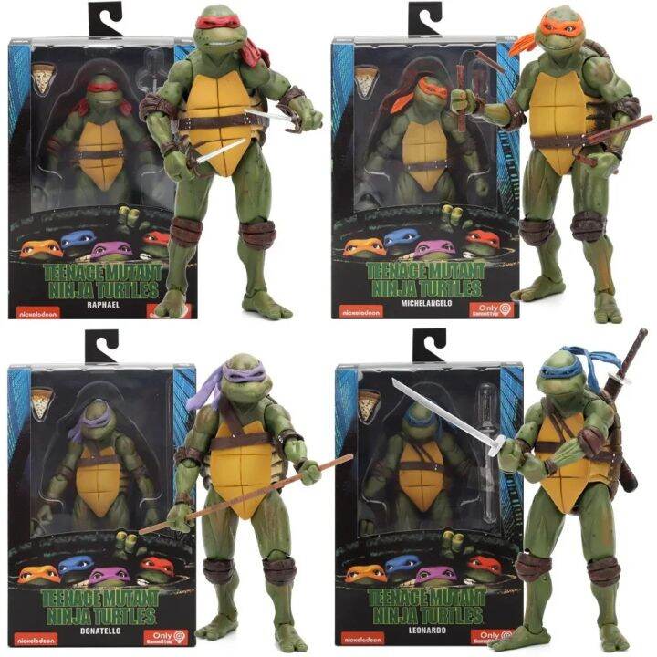 Ninja Turtle Anime Action Figure, Neca 1990 Film Version, Edição ...