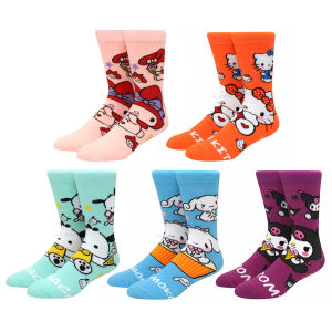 Funny cartoon bunny ladies socks trend versatile sport mens cotton socks