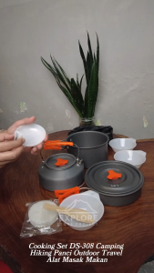 Explore Store Project - Cooking Set DS-308 Camping Hiking Panci Outdoor Travel Alat Masak Makan
