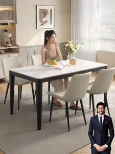 Modern Minimalist Slate Table Home Use