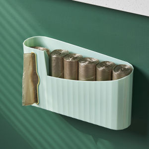 Garbage Bag Storage Fantastic Kitchen Garbage Bag Storage Box Wall Hanging Extraction Cartridge Storage Rack Kitchen All Kinds of Artifact