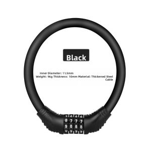 Anti-theft Combination Lock Portable Bicycle Lock
