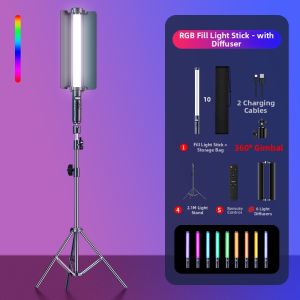 CHAOPAI | RGB Full Color Portable Lighting Rod
