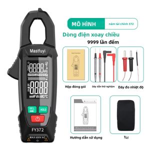 Kìm Đo Dòng Điện Xoay Chiều MASTFUYI 10000 Đếm Ampe Kế Kỹ Thuật Số Máy Đo Điện Áp Máy Đo Tần Số Máy Đo Điện Dung Máy Đo Điện Trở Không Tiếp Xúc Đồng Hồ Vạn Năng