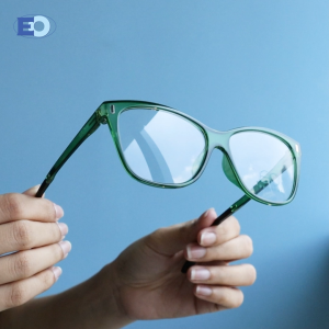 EO Eyewear Conley Cat Eye Plastic Full Rim Multicoated Clip On Eyeglasses for Women