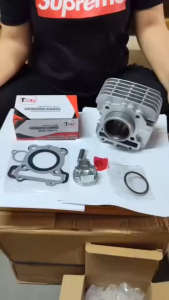 เสื้อสูบ YAMAHA FINN/SPARK115I (ปี2016ขึ้นไป) ยามาฮ่า ฟินน์/สปาร์ค115i(หัวฉีด) เสื้อสูบเดิม Finn พร้อมลูกสูบ แหวน สลัก ปะเก็น รหัส2VP