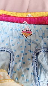 3 Pcs 6 Pcs CD Anak Perempuan Motif Halus Lembut Adem