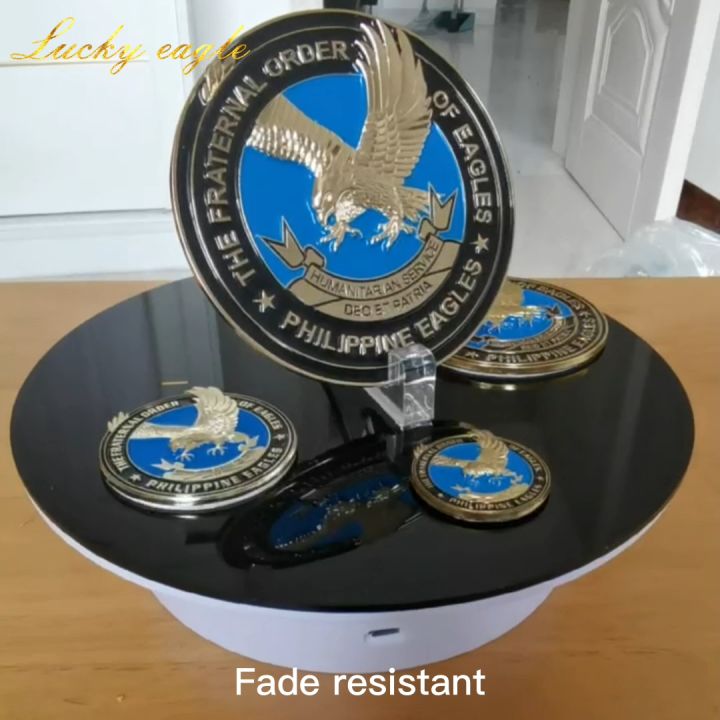 Lucky eagle various styles Blue gold badge Fraternal Order of Eagles ...