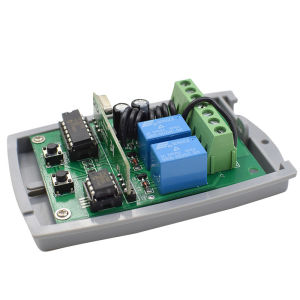 Universal Garage Door Remote Control Receiver 2CH 433MHz EU CE Certified Fixed Rolling Code for ERREKA ACM DEA DOORHAN AT-4 DITE