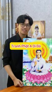 Tranh Treo Tường Quan Âm Bồ Tát 01 - Tranh Laminate Tráng Gương - Newshop