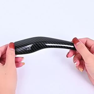 For Tesla Model 3 Y YL Juniper Highland 2025 Carbon Fiber Gear Shift Cover ABS Steering Lever Handle Protection Shifter Shell