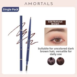 AMORTALS(尔木萄) | Amortals Ultra Fine Eyebrow Pencil Waterproof Long-lasting Colorful Makeup Tool for Students Beginners Beauty Decoration