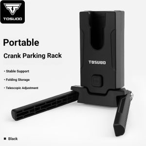 TOSUOD Bicycle portable footrest mountain road bike folding crank parking rack portable bicycle stand