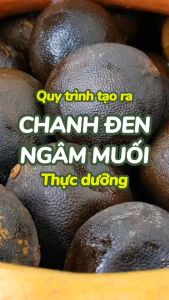 Chanh đen ngâm muối hỗ trợ tăng đề kháng hũ 400 gram