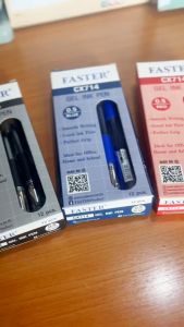FASTER (ฟาสเตอร์) ปากกาเจล รุ่น CX714 ขนาด 0.5 mm ( จำนวน 12 ด้าม / กล่อง )