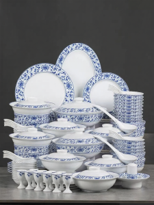 JINGDEZHEN | Official Certified Lead-free High-temperature Porcelain Dinnerware Set Box