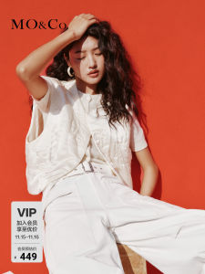 New Chinese Style MOCO Jacket Cotton Spring Autumn Embroidered Silk Short Arc Red Color Streetwear Fashion Ladies Vest