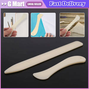 2Pcs / Set Folder Bone Craft Tools Pastic Open Leather Knife for Skin Scoring Folding Creasing Paper Home Handmade Accessories