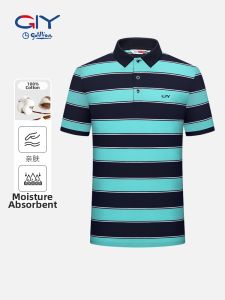 GYgoldlion | Cotton Polo Shirt for Summer Fashion