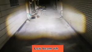 Lampu Tembak Laser LED D2 Mini 2 Warna Putih Kuning High Low Waterproof