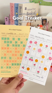 Goal Tracker-100 Days สมุดฉีกแบบบันทึกตั้งเป้าหมาย 100 วัน