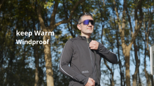 ROCKBROS Cycling Jersey Warm Fleece Long Sleeve Cycling Jacket Comfortable Windproof MTB Road Bike Clothing