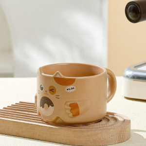 Cute Couple Cartoon Ceramic Mug