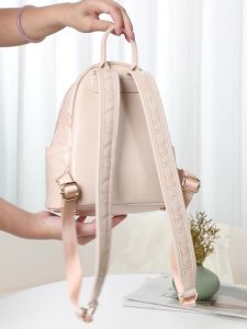 กระเป๋าสะพายลายหมีสตรอเบอร์รี่ดิสนีย์แฟชั่นพิมพ์ลายหมีสตรอเบอร์รี่กระเป๋านักเรียนกระเป๋าเดินทาง