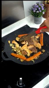 Capitan Makanan Gorengan & Penjepit Roti Kue Stainless