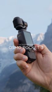 DJI Osmo Pocket 3 Creator Combo - Pocket Gimbal Camera | 1-Inch CMOS & 4K/120fps | 10-Bit D-Log M & HLG | 3-Axis Gimbal Mechanical Stabilization