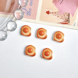 50 CHIẾC Charm Móng Tay Hình Trứng Rán 3D Bóng Mượt Chất Liệu Acrylic Nhiều Màu Sắc Hình Dạng Không Đều Dùng Trang Trí Móng Tay Kẹp Tóc Tự Làm