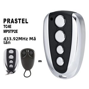 Điều Khiển Từ Xa Cửa Nhà Để Xe PRASTEL TC4E 43392 MHz Tương Thích Với MPSTP2E Móc Khóa Lệnh Mở Cổng Mã Hóa