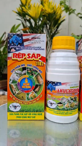 (Chai tròn 450ml) Rệp Sáp 1102 Akulagold 260EW: trừ rệp sáp ruồi vàng sâu đục quả sâu đục thân muỗi hành lúa mát bông không nóng trái