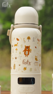 Máy Đun Sôi & Hâm Nước Pha Sữa Di Động Mini Smart 21 Plus FATZBABY Vừa Cắm Điện + Dùng Pin Sạc 500ML