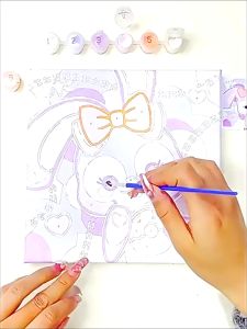 SHENAR BISA COD - PAINT BY NUMBER 30X30 CM/20X30CM CANVAS DIY FRAME FREE CAT AIR CARTOON ANIME SET KANVAS LUKIS ANAK EDUKASI MEWARNAI ANAK SEKOLAH PINTAR PENGHILANG BOSAN DEKORASI KAMAR