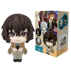 Bandai | 10cm Bungou Stray Dogs Anime Figure Look Up Nakajima Atsushi Action Figure Q Version Dazai Osamu Figurine Collection Model Toys