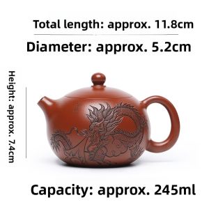CANGHUTIANXIA | Handcrafted Red Clay Teapot Yixing Zisha