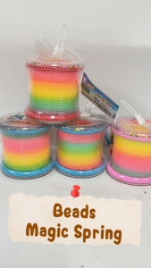 Rainbow Magic Spring Beads Toys Magic Spring Toy For Kids A22-HW *Ready Stock*