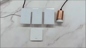 Tuya WiFi Smart Switch Wall Touch Switch 433RF Smart Switch No Neutral Wire Required - Compatible with Google Home Alexa Voice Control