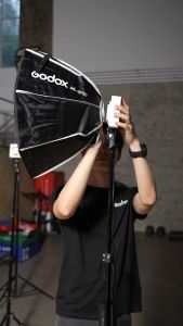 Godox Softbox ML-SF50 Octa Softbox 50 cm. with Grid (Godox Mount) For AD300Pro AD400ProML30 ML60 ML100 series etc