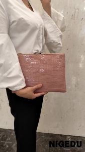 Fashion Crocodile Women Envelope Clutch Bag Ladies Evening Party Large Clutches Handbag PU Leather Alligator Phone Purses Bolsas