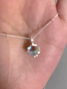 Jewelry มูนสโตน สร้อยคอ สร้อยคอทองคำขาว สร้อยคอผู้หญิง สร้อยคอเงินสร้อยคอแฟชั่น ของขวัญ รุ่นใหม่ XL034