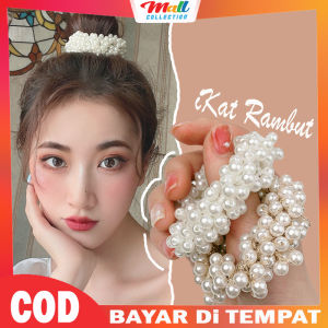 MALL - iKat Rambut Fashion Korea Mutiara Karett Elastis Cantik Cewek Anak & Dewasa ACC34
