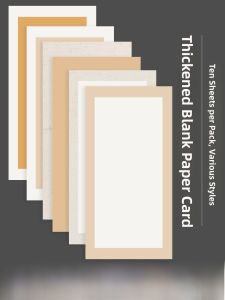 Thickened Xuan Paper Card for Calligraphy And Painting Professional Art Supplies Half Matures Rectangular Fan Soft Card