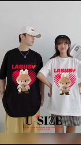 Kaos Labubu Red Love Pasangan: Desain Unik & Romantis
