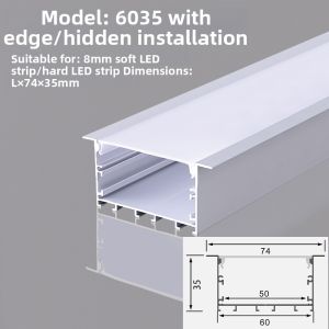 Embedded Aluminum Linear Office Light