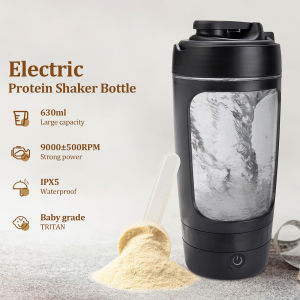 XMSJ | 630ml Electric Shaker Bottle Portable Whey Protein Shaker Automatic Stirring Blender Tritan Detachable Base Fitness Water Cup